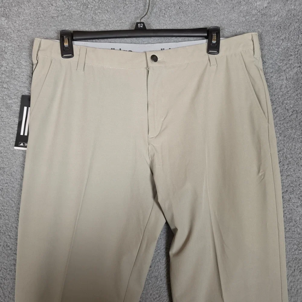 Adidas Ultimate Tapered Pant Mens 38x32‎ Sesame Performance Golf Outdoor NEW